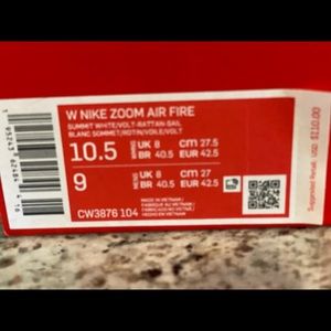 Nike zoom air fire!! Limited production